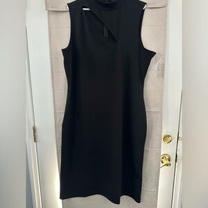 Halogen One Shoulder Black Dress 2XL